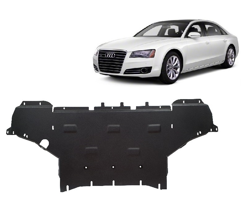 Audi A8 (2010-2017) Engine, Radiator Skid Plate - 2 mm Steel