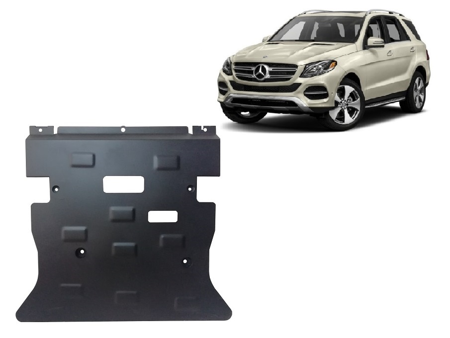 Mercedes GL X166 (2015-2019) Engine, Gearbox Skid Plate - 2 mm Steel