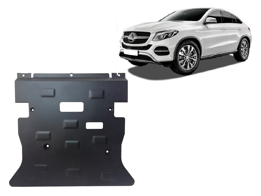 Mercedes GLE Coupe C292 (2015-2019) Engine, Gearbox Skid Plate - 2 mm Steel