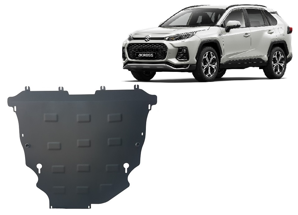 Suzuki Across (2020-2026) Engine, Gearbox, Radiator Skid Plate - 2 mm Steel
