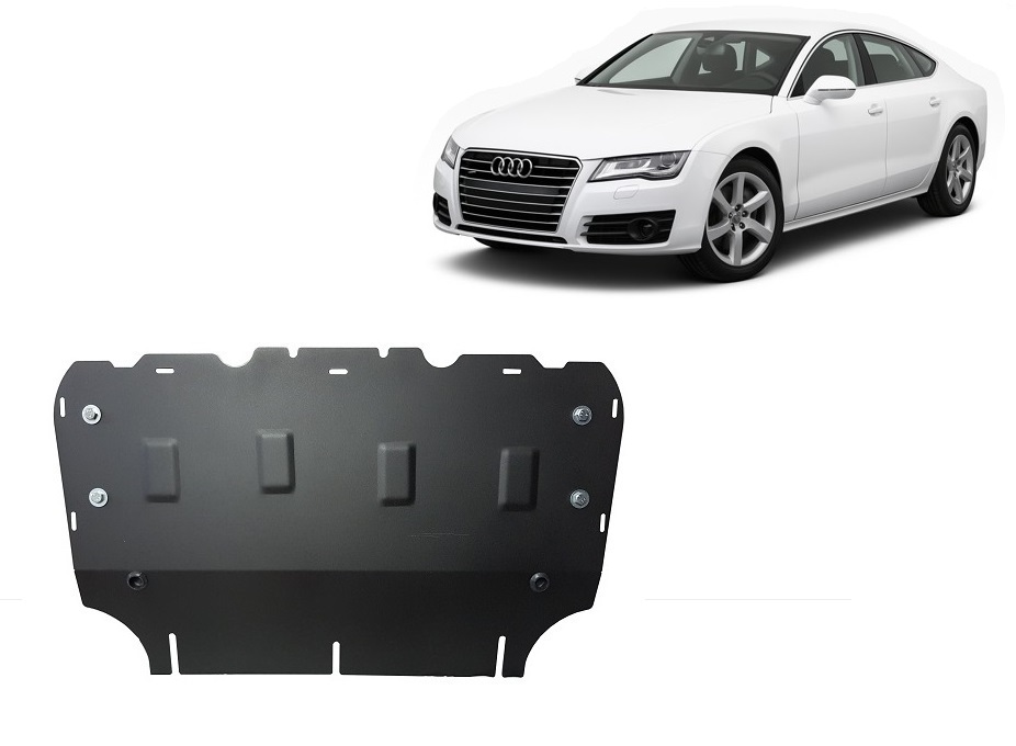 Audi A7 (2011-2018) Engine, Radiator Skid Plate - 2 mm Steel