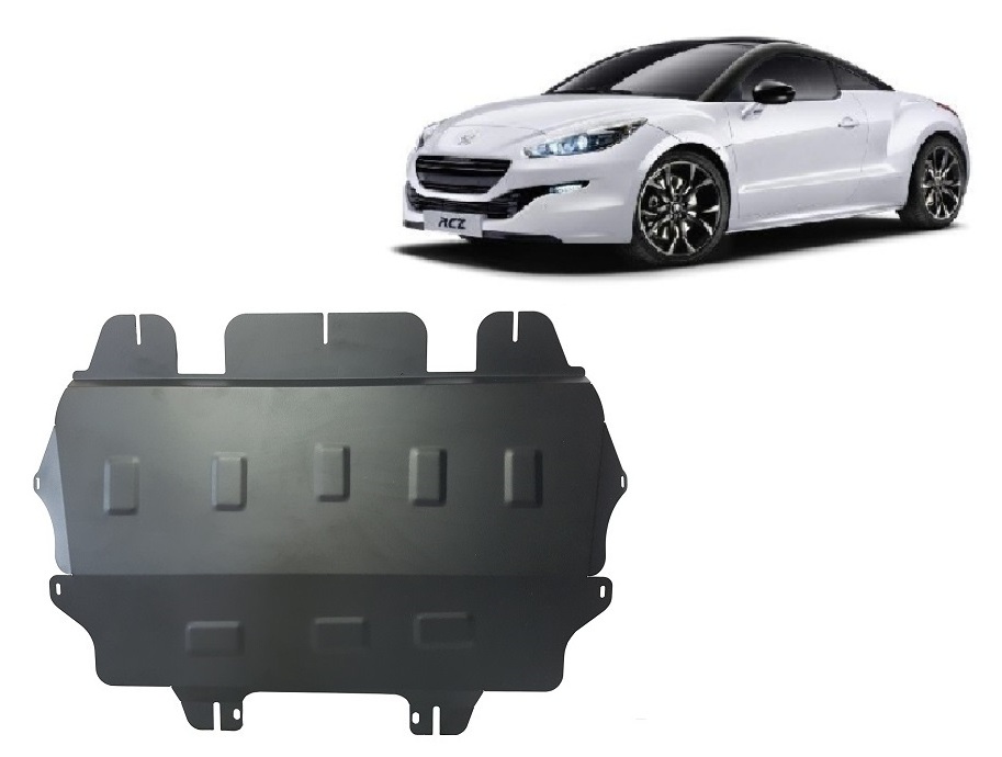 Peugeot Rcz (2009-2015) Engine, Front Bumper, Gearbox, Radiator Skid Plate - 2 mm Steel