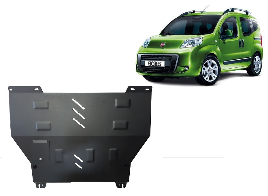 Fiat Fiorino (2007-2021) Engine, Gearbox, Radiator Skid Plate - 2 mm Steel