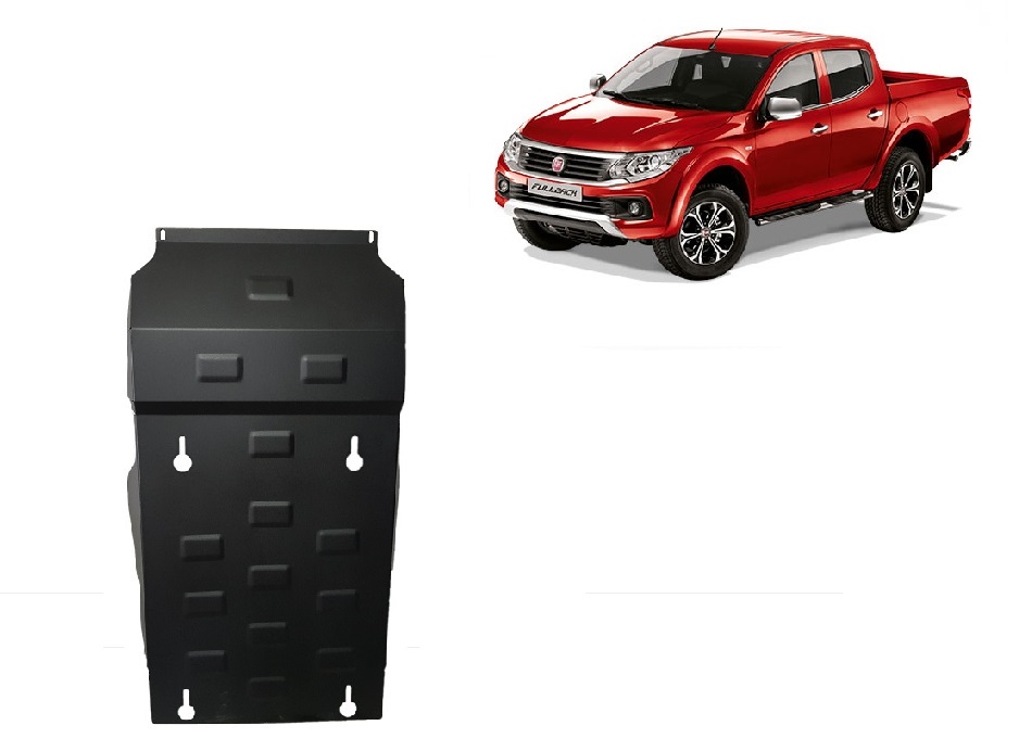 Fiat Fullback (2016-2019) Engine, Gearbox and Transfer case Skid Plate - 2 mm Steel
