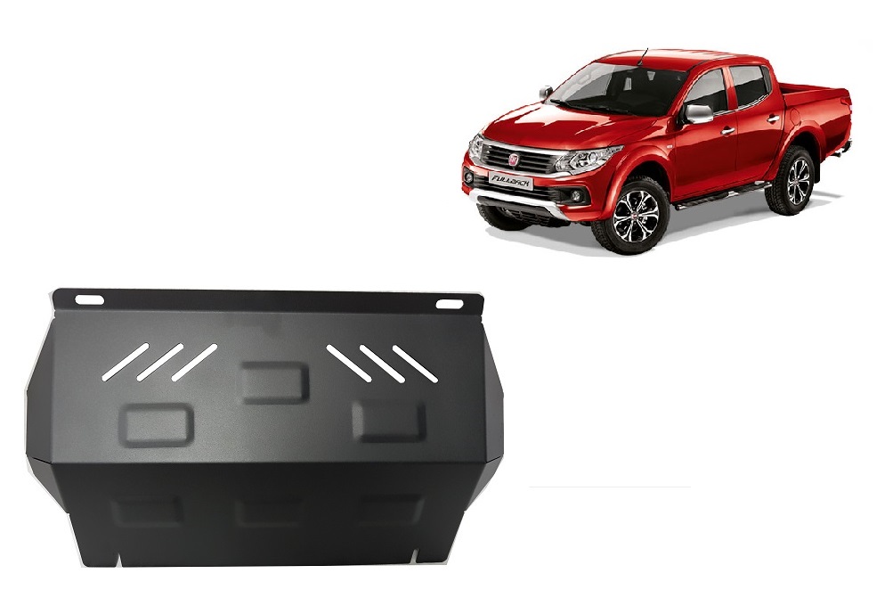 Fiat Fullback (2016-2019) Radiator Skid Plate - 2 mm Steel