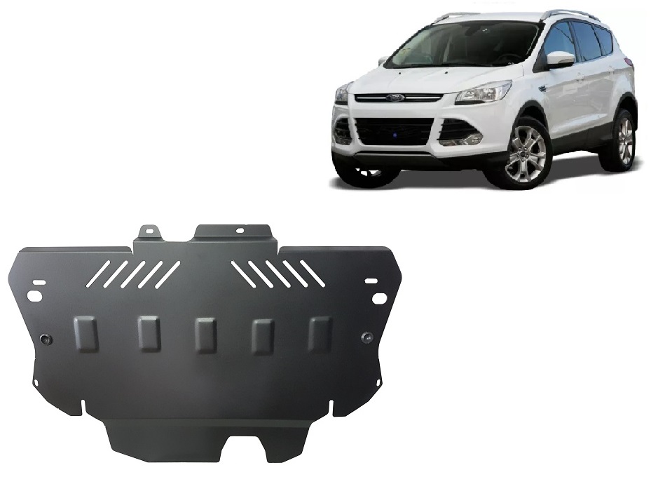 Ford Kuga (2013-2019) Engine, Gearbox Skid Plate - 2 mm Steel