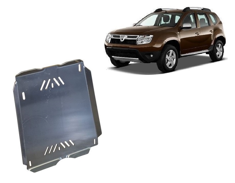 Dacia Duster (2010-2024) Fuel Tank Skid Plate - 4 mm Aluminum