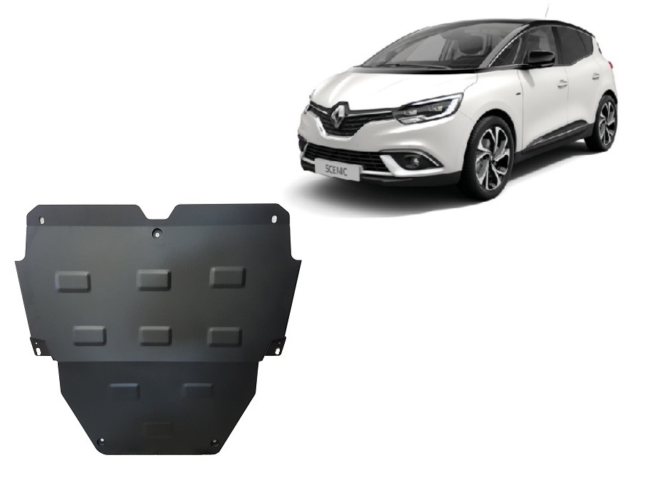 Renault Scenic 4 (2016-2022) Engine, Gearbox Skid Plate - 2 mm Steel