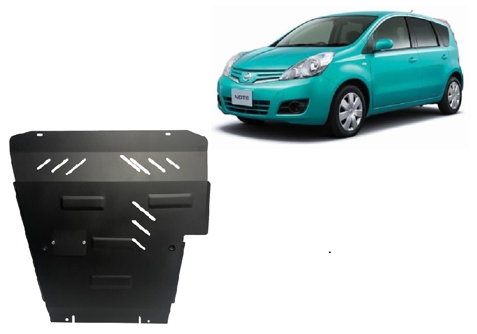 Nissan Note (2005-2013) Engine, Gearbox Skid Plate - 2 mm Steel