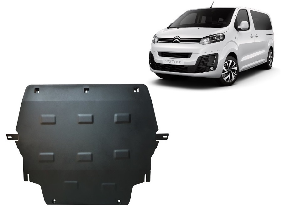 Citroen Spacetourer (2016-2026) Engine, Gearbox, Radiator Skid Plate - 2 mm Steel
