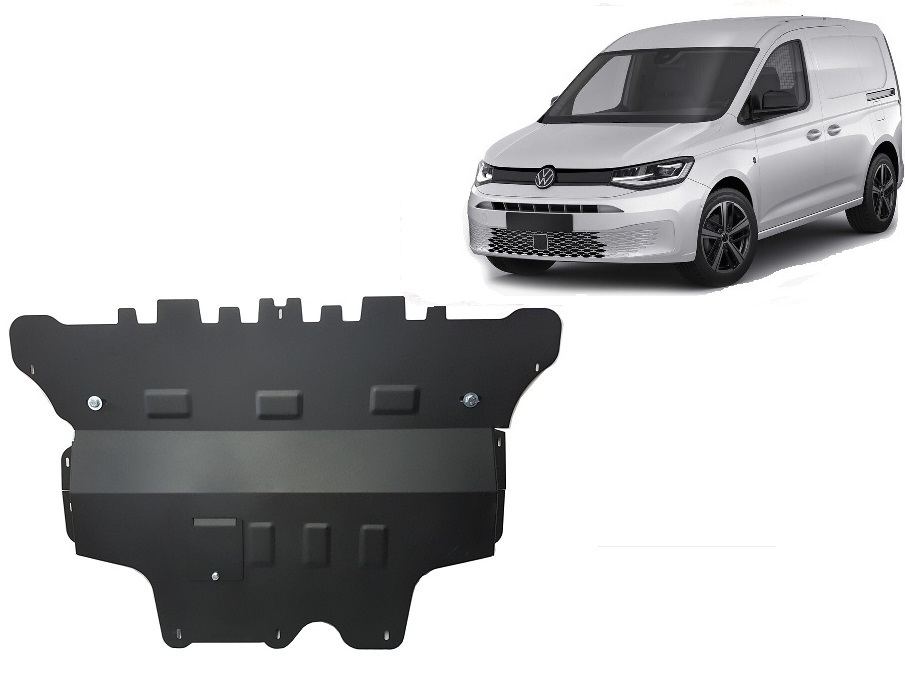 VW Caddy (2020-2026) Automatic Gearbox Skid Plate - 2 mm Steel