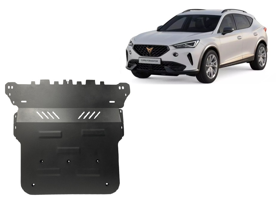 Cupra Formentor (2020-2026) Engine, Gearbox, Radiator Skid Plate - 2 mm Steel