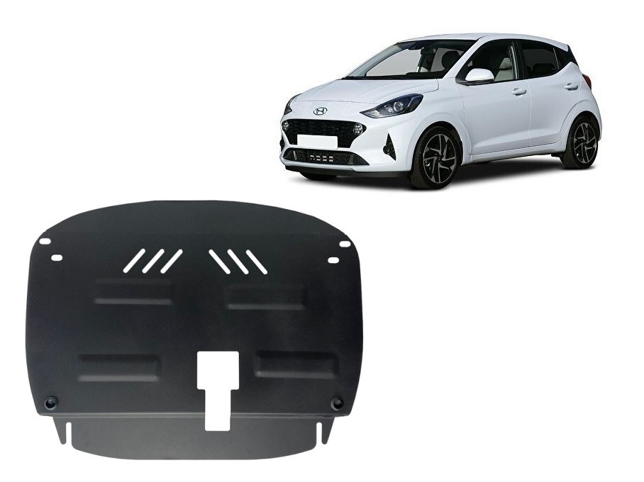 Hyundai i10 (2019-2026) Engine, Gearbox, Radiator Skid Plate - 2 mm Steel