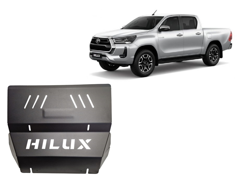 Toyota Hilux Invincible (2021-2026) Radiator Skid Plate - 3 mm Steel