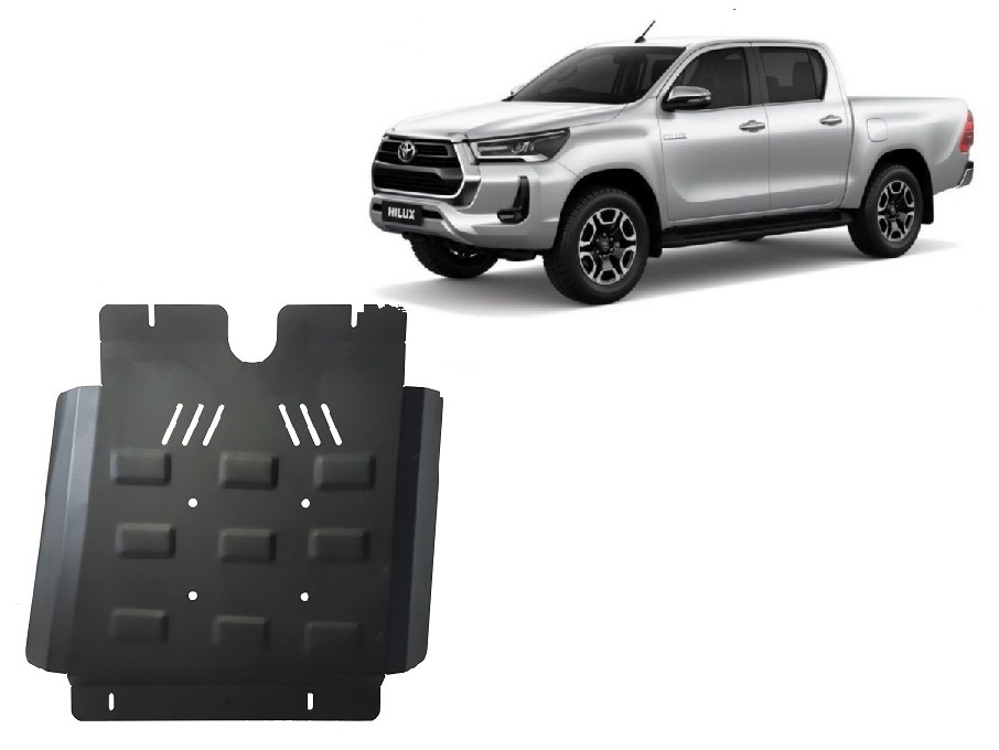 Toyota Hilux Invincible (2021-2026) Gearbox Skid Plate - 3 mm Steel