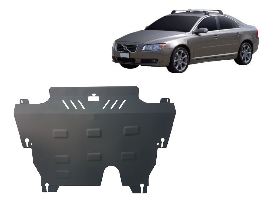Volvo S80 (2006-2016) Engine, Gearbox Skid Plate - 2 mm Steel