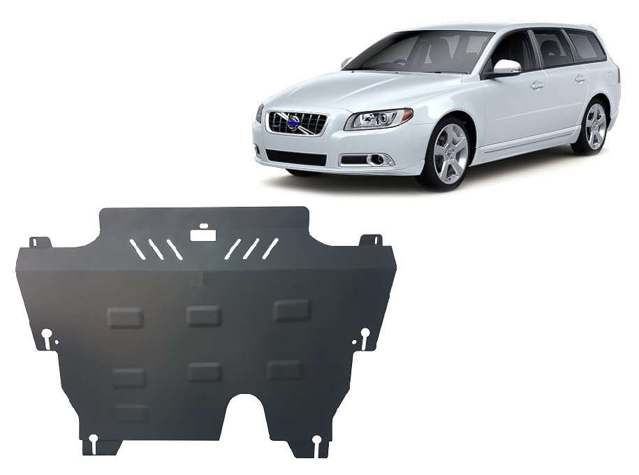 Volvo V70 (2007-2016) Engine, Gearbox, Radiator Skid Plate - 2 mm Steel