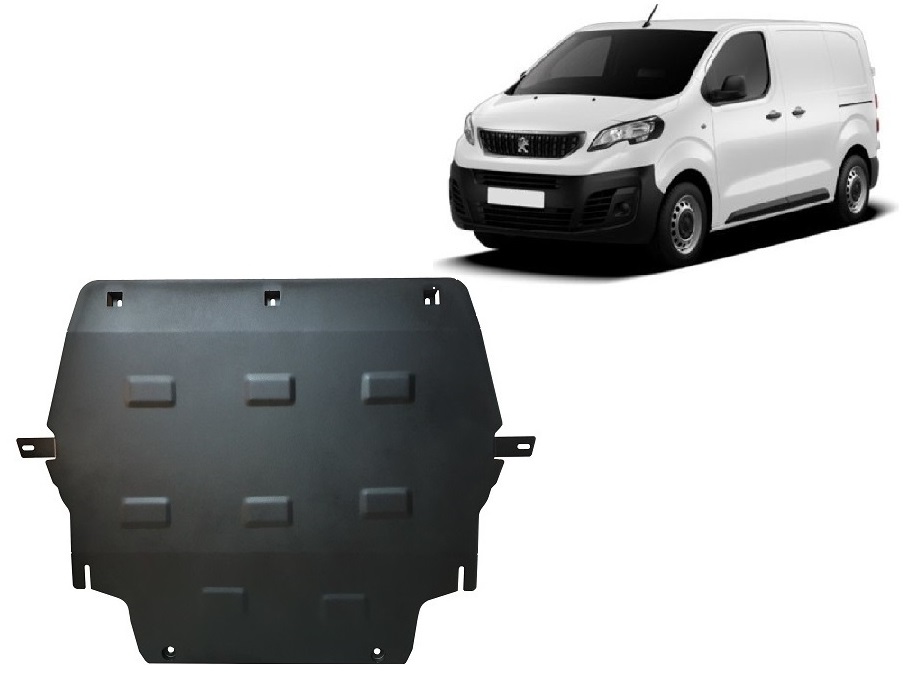 Peugeot Traveller (2016-2026) Engine, Gearbox, Radiator Skid Plate - 2 mm Steel