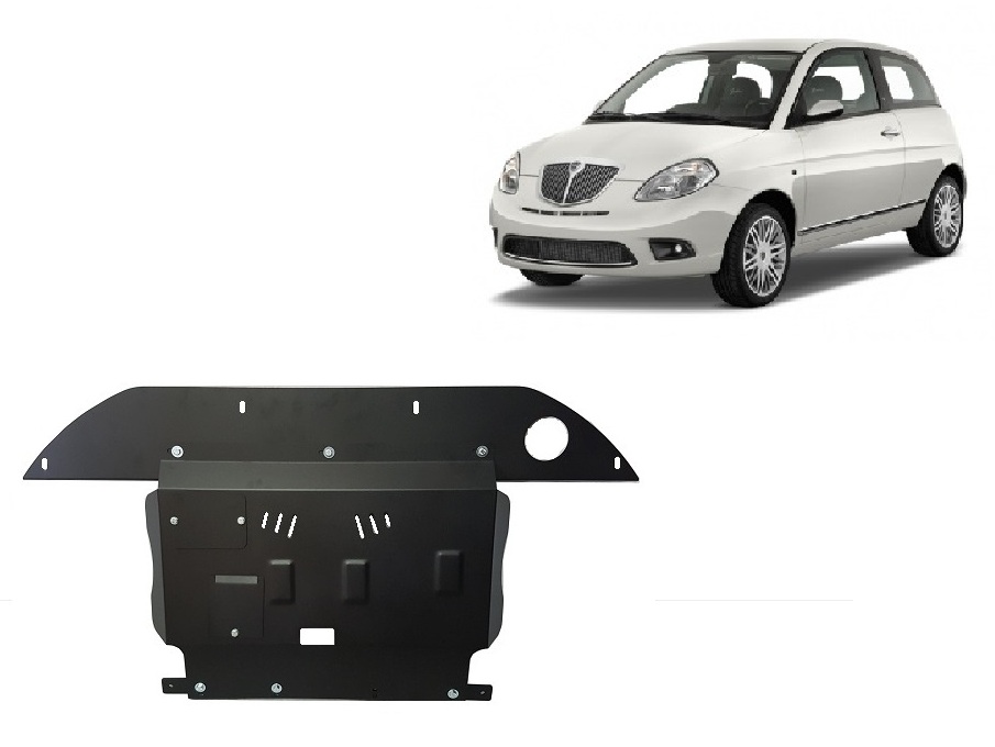 Lancia Ypsilon (843) (2003-2011) Engine, Front Bumper, Gearbox, Radiator Skid Plate - 2 mm Steel