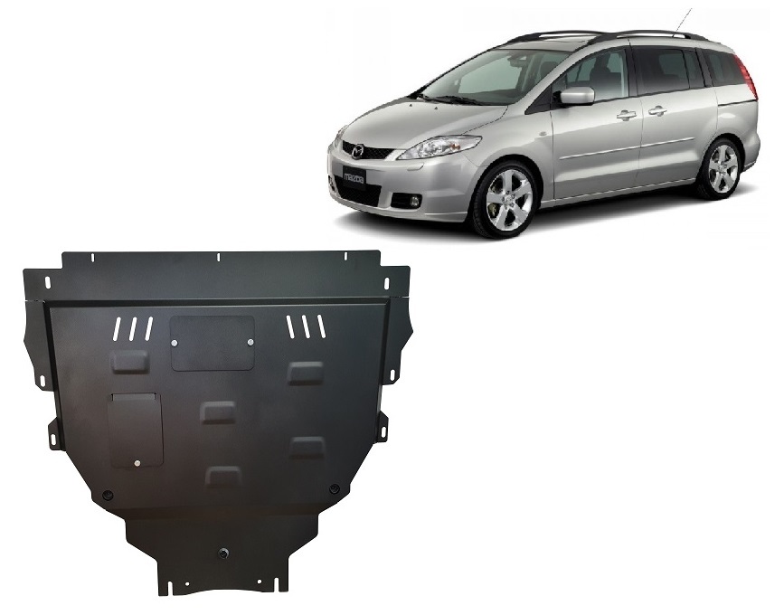 Mazda 5 (2003-2009) Engine, Gearbox, Radiator Skid Plate - 2 mm Steel