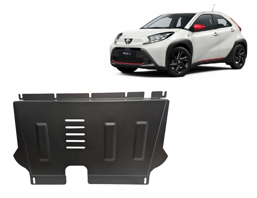Toyota Aygo X (2022-2026) Engine, Gearbox Skid Plate - 2 mm Steel