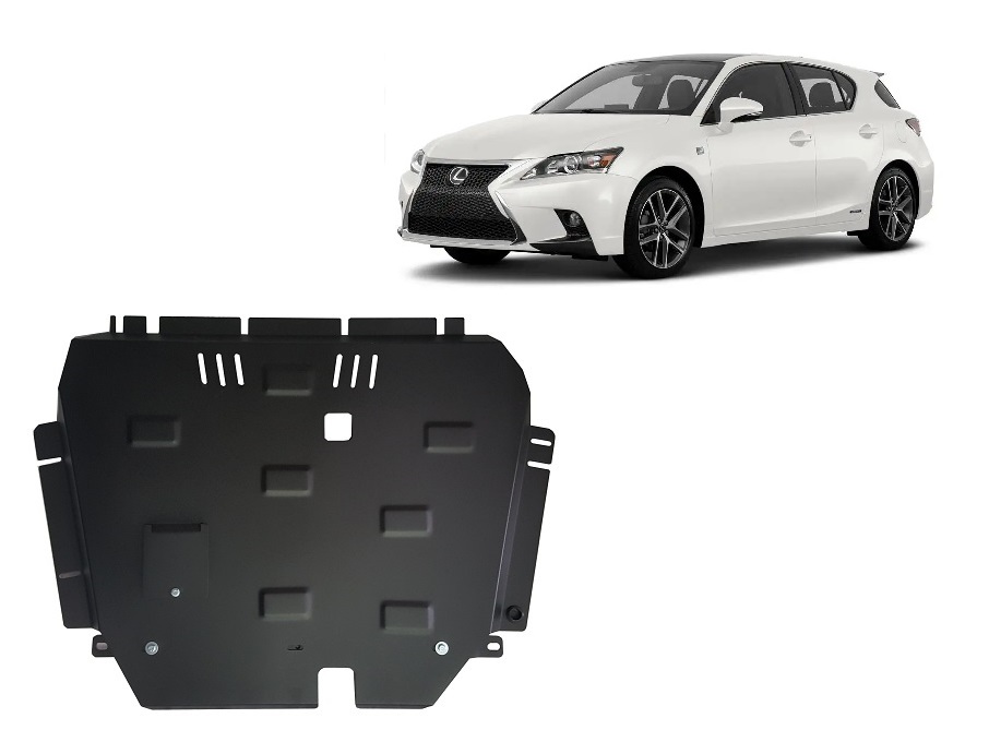 Lexus CT200H (2011-2026) Engine, Gearbox, Radiator Skid Plate - 2 mm Steel