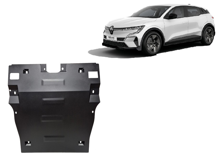 Renault Megane E-Tech (2022-2026) Engine, Gearbox Skid Plate - 2 mm Steel