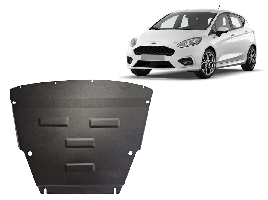 Ford Fiesta VII (2017-2026) Engine, Gearbox, Radiator Skid Plate - 2 mm Steel