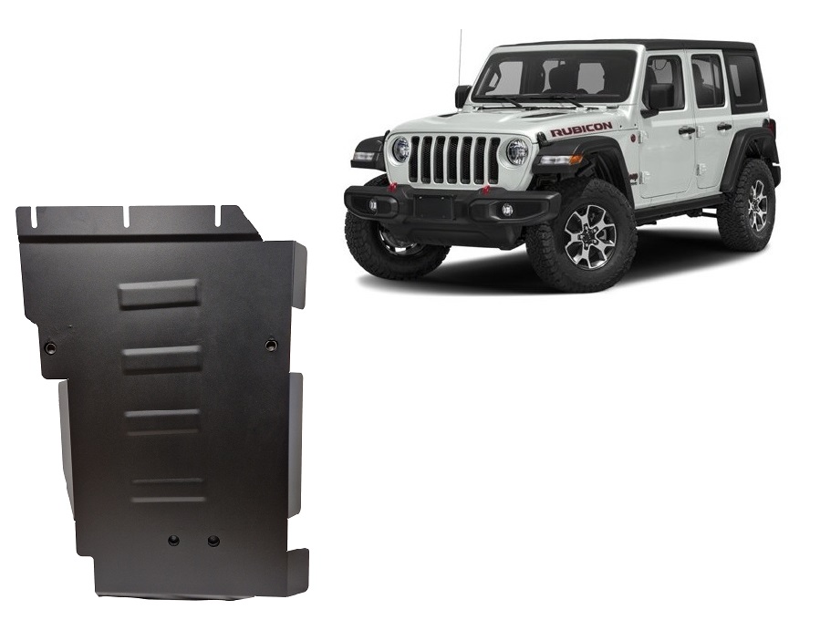 Jeep Wrangler - JL (2017-2026) Gearbox Skid Plate - 2 mm Steel