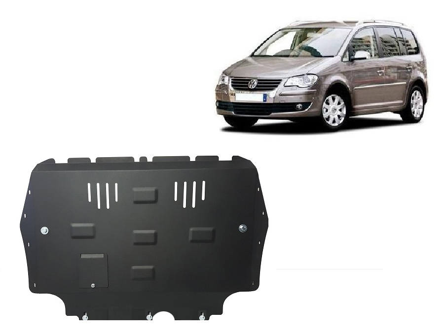 Volkswagen Touran (2003-2015) Engine, Gearbox, Radiator Skid Plate - 2 mm Steel