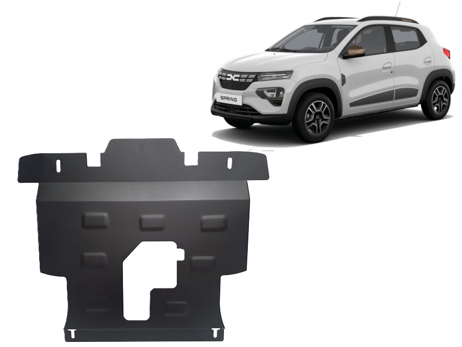 Dacia Spring Extreme (2023-2024) Engine, Gearbox Skid Plate - 2 mm Steel