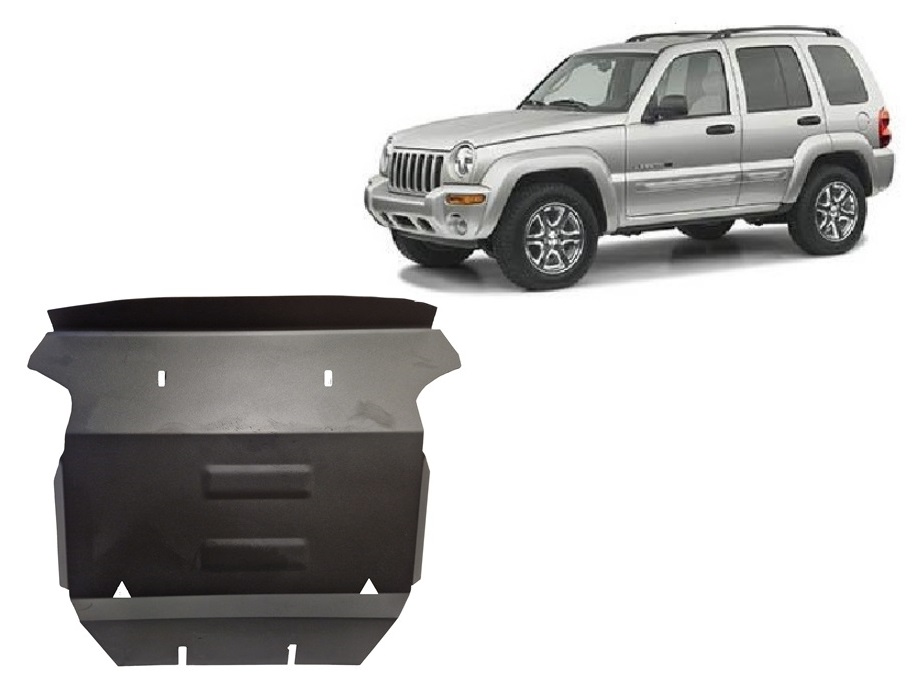 Jeep Cherokee - KJ (2001-2008) Engine, Radiator Skid Plate - 2 mm Steel