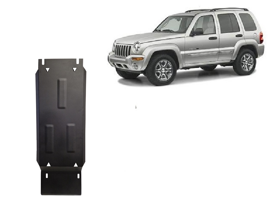 Jeep Cherokee - KJ (2001-2008) Gearbox and Transfer Case Skid Plate - 2 mm Steel