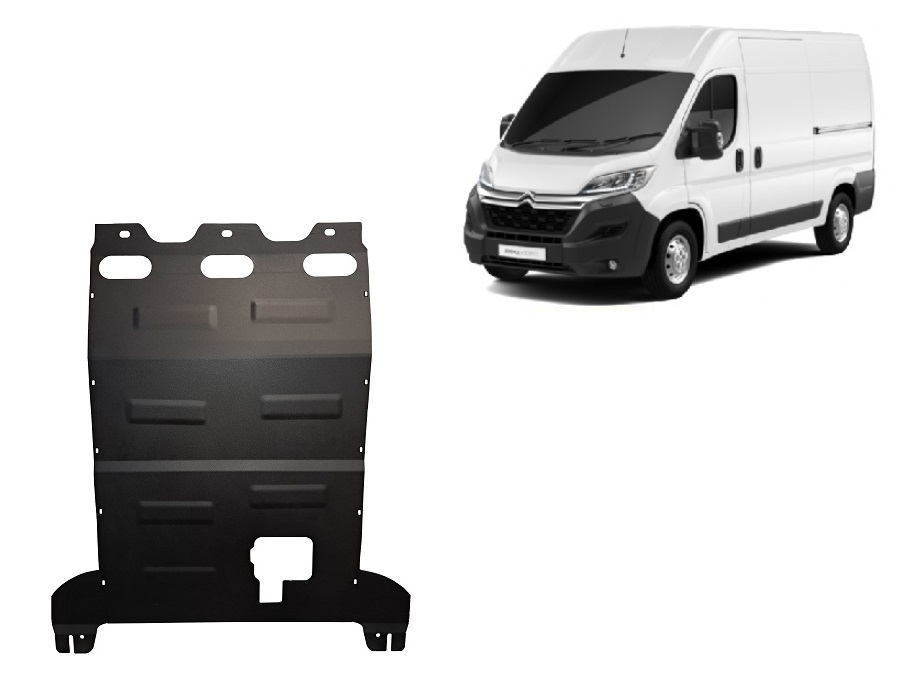 Citroen Jumper (2016-2026) Engine, Gearbox, Radiator Skid Plate - 2 mm Steel - SKU 5941986201355