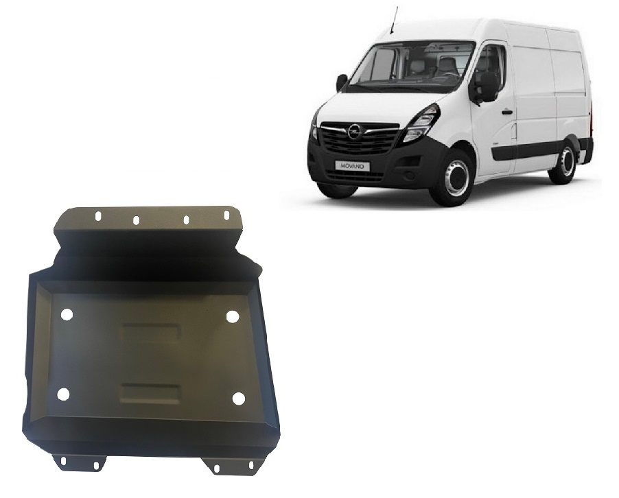 Opel Movano C (2022-2026) Fuel Tank Skid Plate - 2 mm Steel