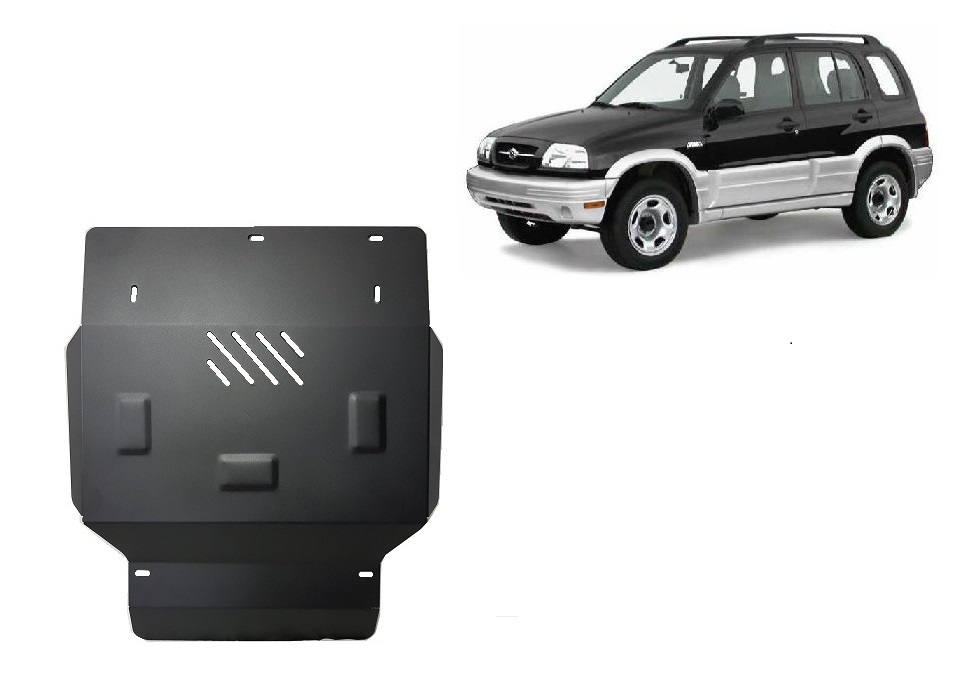 Suzuki Grand Vitara (1999-2005) Engine, Radiator Skid Plate - 3 mm Steel