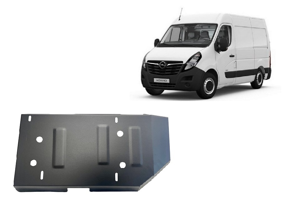 Opel Movano C (2022-2026) AdBlue Tank Skid Plate - 2 mm Steel