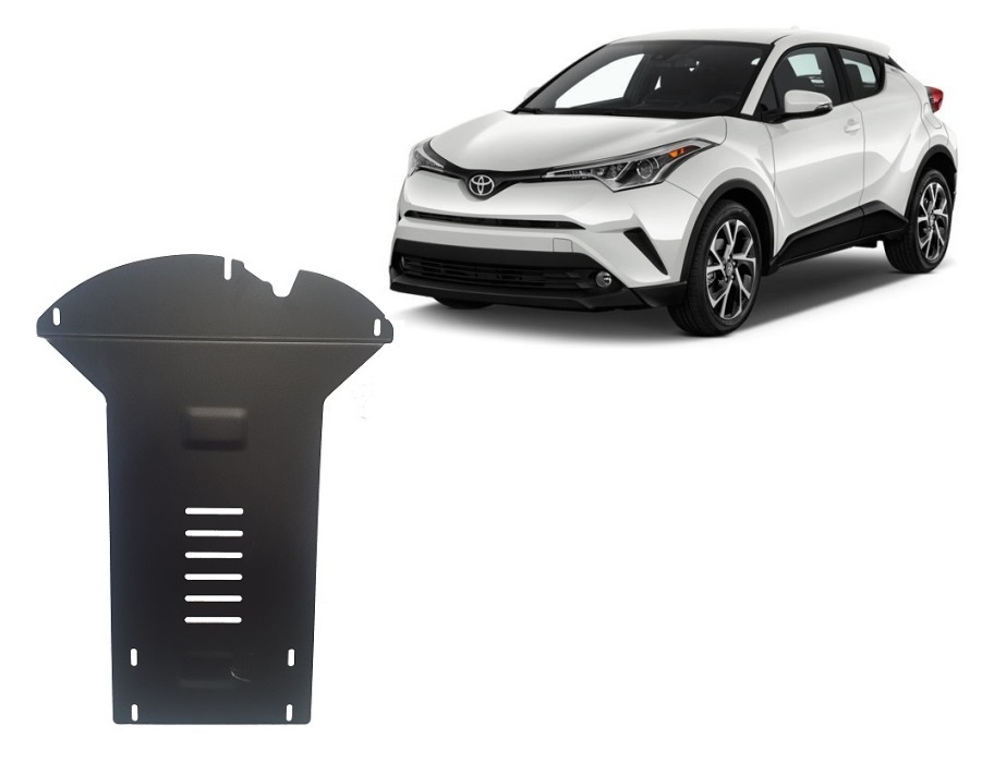 Toyota C-HR (2016-2023) Catalytic Converter Skid Plate - 2 mm Steel