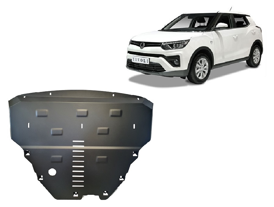 SsangYong Tivoli (2023-2026) Engine, Gearbox, Radiator Skid Plate - 2 mm Steel