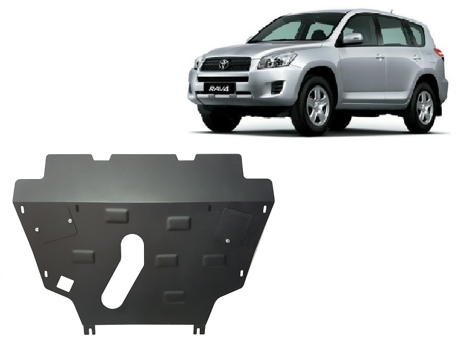 Toyota RAV 4 Petrol (2006-2013) Engine, Front Bumper, Gearbox, Radiator Skid Plate - 2.5 mm Steel