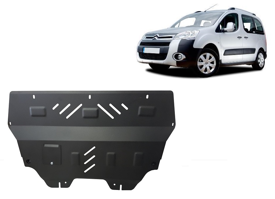 Citroen Berlingo (2008-2018) Engine, Gearbox, Radiator Skid Plate - 2 mm Steel