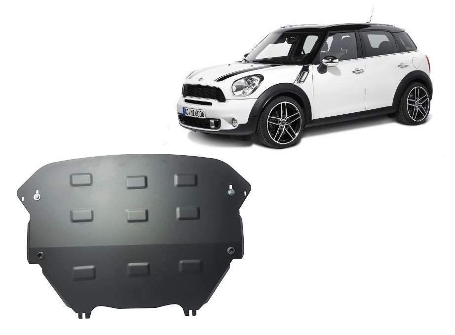 Mini Paceman R61 (2012-2016) Engine, Gearbox Skid Plate - 2 mm Steel