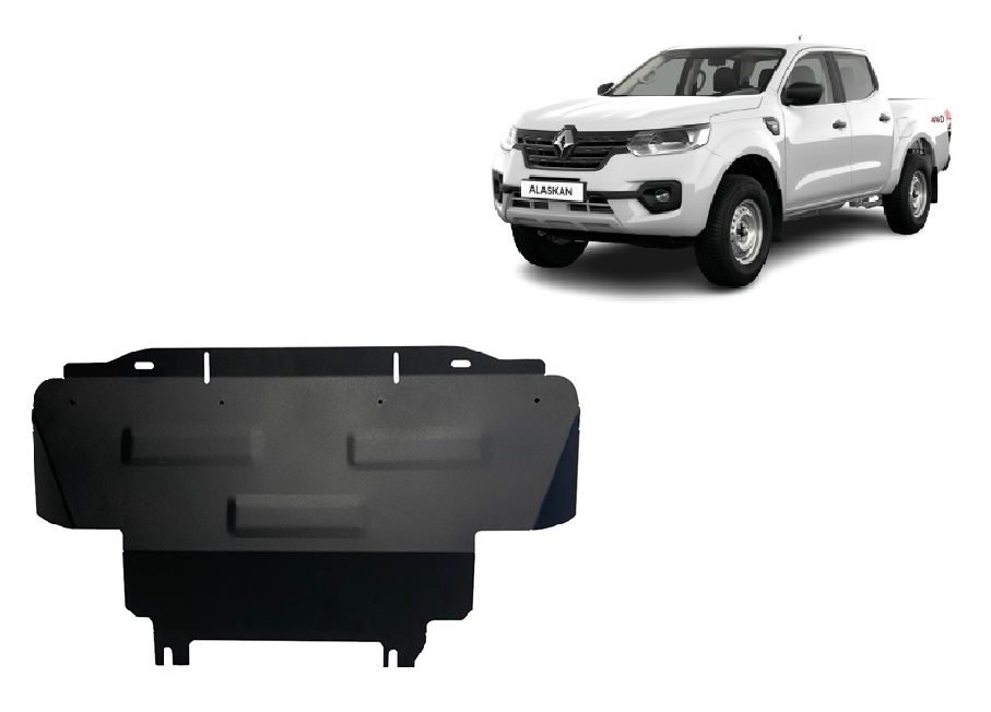 Renault Alaskan (2017-2026) Radiator Skid Plate - 2 mm Steel