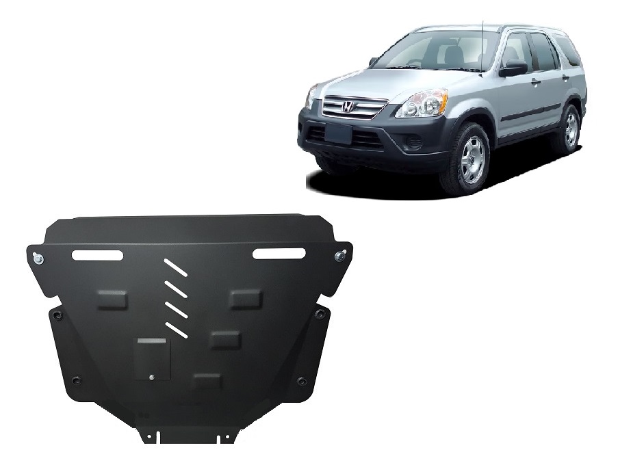 Honda CR-V Gen 2 (2002-2007) Engine, Radiator Skid Plate - 2.5 mm Steel