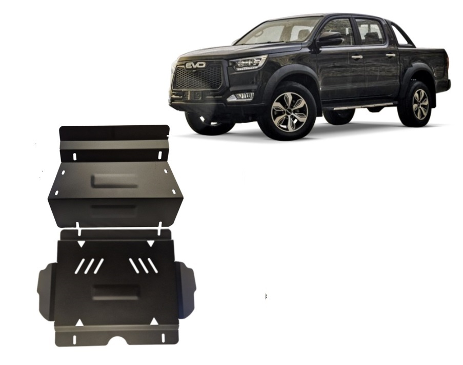 Evo Cross 4 (2018-2026) Engine, Radiator Skid Plate - 2.5 mm Steel
