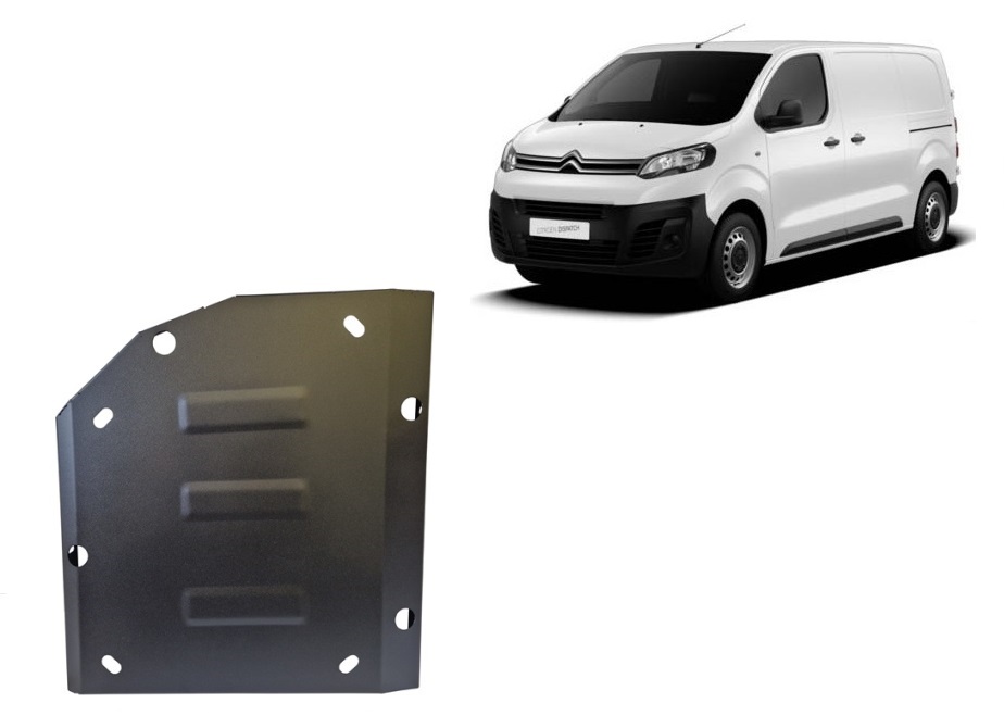 Steel AdBlue tank plate Citroen Dispatch (2020-2026) Fuel Tank Adblue Skid Plate - 2 mm Steel