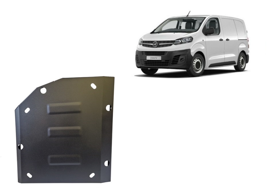 Steel AdBlue tank plate Opel Vivaro C (2020-2026) Fuel Tank Adblue Skid Plate - 2 mm Steel