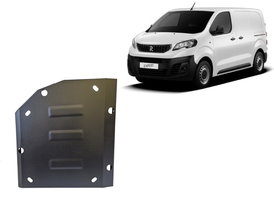 Steel AdBlue tank plate Peugeot Expert (2020-2026) Fuel Tank Adblue Skid Plate - 2 mm Steel