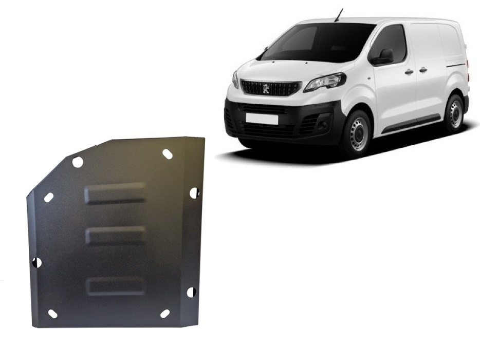 Steel AdBlue tank plate Peugeot Traveller (2020-2026) Fuel Tank Adblue Skid Plate - 2 mm Steel