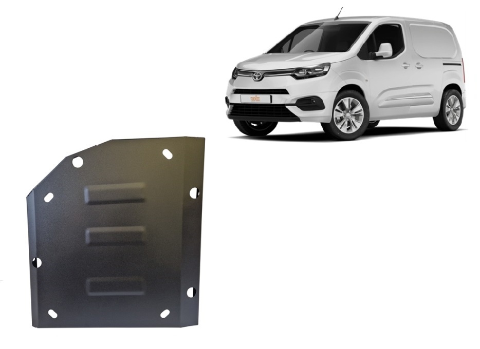 Steel AdBlue tank plate Toyota Proace (2020-2026) Fuel Tank Adblue Skid Plate - 2 mm Steel